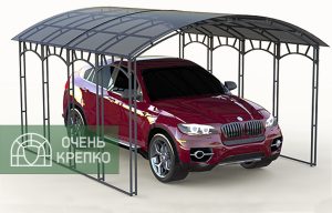 Навес из поликарбоната ширина  м